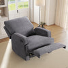 Bonzy Home Recliner Chair, Adjustable Backrest, Modern Design – Comfortable Manual Recliner for Living Room, Bedroom & Office, Gray
