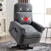 Bonzy Home Power Lift Recliner Chair Adjustable Backrest, Massage & Heat, Electric Lift Chair for Elderly – Perfect for Living Room & Bedroom