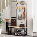 Hall Tree with Shoe Storage Bench