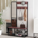 Hall Tree with Shoe Storage Bench