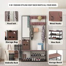 Hall Tree with Shoe Storage Bench