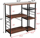 Bonzy Home Kitchen Utility ShelKitchen Storage Organizer Shelf