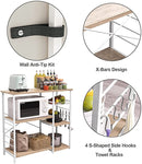 Bonzy Home Kitchen Utility ShelKitchen Storage Organizer Shelf