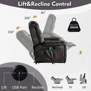 Heavy Duty and Safety Motion Reclining Mechanism Electric Wide Recliner