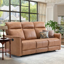 Bonzy Home Manual Recliner Sofa - Leather Reclining