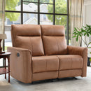 Bonzy Home Manual Recliner Sofa - Leather Reclining