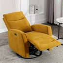 Bonzy Home Electric Sofa Chair, Swivel Recliner Living Room Recliner Chair with USB Ports