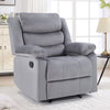 Bonzy Home Modern Comfort Reclining Chair Breathable Fabric Recliner Chairs, Gray