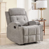 Bonzy Home Fabric Manual Recliner Chair — Modern Single-Seat Recliner with Padded Armrests & Backrest for Living Room & Bedroom
