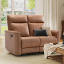 Bonzy Home Manual Recliner Sofa - Leather Reclining
