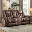 Ebello Power Lift Recliner Loveseat, Electric 2-Seater Reclining Sofa with Storage Console, Hidden Cup Holders, USB & Type-C for Living Room, Dark Brown