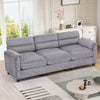 Bonzy Home Modular Sectional Sofa Couches for Living Room Ideal for Small Spaces & Family Fun Gray