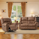 Bonzy Home Recliner Chairs Loveseat Sofa Set Adjustable Backrest for Living Room