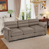 Bonzy Home Modular Sectional Sofa Couches for Living Room Ideal for Small Spaces & Family Fun Brown