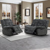 Bonzy Home Recliner Chair Loveseat Living Room Furniture Set Adjustable Backrest, Manual Recliner Chair Sofa Couch Set