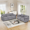 Bonzy Home Modular Sectional Sofa Couches for Living Room Ideal for Small Spaces & Family Fun Gray