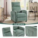 Bonzy Home Electric Recliner with Massage Therapy, for Living Room & Bed Room, Green