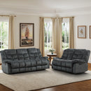 Bonzy Home Manual Recliner Sofa Living Room Furniture Set Adjustable Backrest, Manual Recliner Chair, Manual Loveseat and 3 Seat Recliner Sofa Couch Set for Living Room