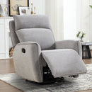 Bonzy Home Fabric Manual Recliner Chair — Modern Single-Seat Recliner with Padded Arms & Back for Living Room & Bedroom