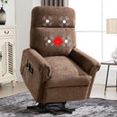 Bonzy Home Power Lift Recliner Chair – Adjustable Backrest, Massage & Heat, Electric Lift Chair for Elderly – Perfect for Living Room & Bedroom