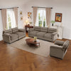 Bonzy Home Modular Sectional Sofa Couches Living Room Sofa Set Ideal for Small Spaces & Family Fun Brown