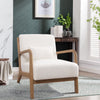 Bonzy Home Mid Century Modern Accent Chair, White