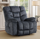 Ebello XL Power Recliner Chair - 41" Wide Electric Massage Recliner with Heat & USB Charging, Overstuffed PU Leather Reclining Sofa for Living Room,Greenish Gray