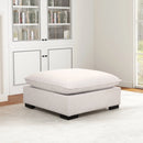 Bonzy Home Ottoman with Storage Shoe for Living Room Bedroom Hallway