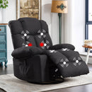 Bonzy Home Massage Swivel Chair with Cup Holders Manual Rocker Recliner for living Room