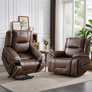 Bonzy Home 2-Pack Power Lift Chair Recliner, Electric Massage Recliner with Cup Holders, Suede Fabric for Living Room