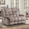 Bonzy Home Manual Reclining Chair Double Recliner Loveseat Sofa Set Adjustable Backrest Living Room Sets