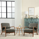 Bonzy Home Mid Century Modern Accent Chair Set of 2 for Living Room, Green