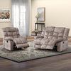 Bonzy Home Recliner Chair Loveseat Living Room Furniture Set Adjustable Backrest, Manual Recliner Chair Sofa Couch Set