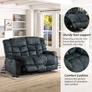 Bonzy Home Manual Reclining Chair Double Recliner Loveseat Sofa Set Adjustable Backrest Living Room Sets