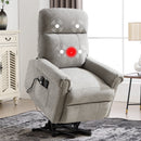 Bonzy Home Power Lift Recliner Chair – Adjustable Backrest, Massage & Heat, Electric Lift Chair for Elderly – Perfect for Living Room & Bedroom