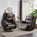 Bonzy Home 2-Pack Power Lift Chair Recliner, Suede Fabric Electric Massage Recliner with Cup Holders