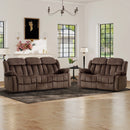 Bonzy Home Recliner Chairs Living Room Furniture Set, Loveseat and 3 Seats Recliner Sofa Couch Set for Living Room