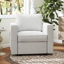 Bonzy Home Convertible Sofa Sectional Couch with Storage Armrest Reversible Chaise for Living Room Office Bedroom and Small Space