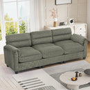Bonzy Home Modular Sectional Sofa Couches for Living Room Ideal for Small Spaces & Family Fun Green
