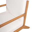 Chiye 26" Wide Soft Upholstered Lamb's Wool Armchair With One Pillow