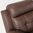 Grossberndt 85''W Genuine Leather Reclining Sofa