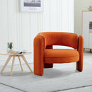 Hanneke 35.8" Wide 3-Legs Upholstered Accent Chair