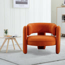 Hanneke 35.8" Wide 3-Legs Upholstered Accent Chair