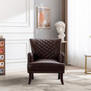 Hileman Mid-Century 28.7 Wide Accent Chair With Nailhead Trim
