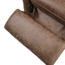 Luxora 29.5" Wide Contemporary Super Soft Vegan Leather Push Back Recliner With Wooden Legs