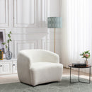 Mitchal 30"W Upholstered Swivel Barrel Chair