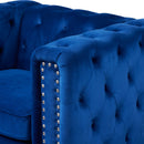 Modern 3-pieces Soft Upholstered Tufted Living Room Sofa Sets