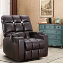 Bonzy Home Massage Recliner with Cup Holders Reclining Chair with Storage for Living Room Coffee