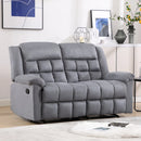 Bonzy Home Manual Reclining Chair Double Recliner Loveseat Sofa Set Adjustable Backrest Living Room Sets