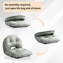 Bonzy Home Casual Chair Patio Accent Chair Upholstered Metal Frame Portable Chair Bedroom Side Chair Picnic Home and Garden Chair